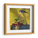 Manzanas Y Chickadee - Chris Vest | Cuadro decorativo de Canvas Lab