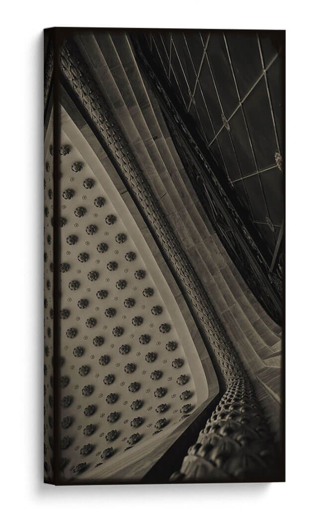 Arquitectura Sepia V - Tang Ling | Cuadro decorativo de Canvas Lab