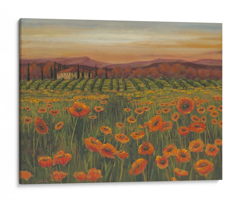Camino De Amapola A Casa Ii - Julie Joy | Cuadro decorativo de Canvas Lab
