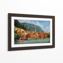 Pueblo De Como Personalizado (Ceniza) - Chris Vest | Cuadro decorativo de Canvas Lab