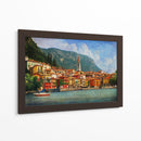 Pueblo De Como Personalizado (Ceniza) - Chris Vest | Cuadro decorativo de Canvas Lab