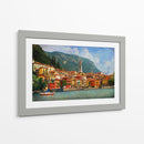 Pueblo De Como Personalizado (Ceniza) - Chris Vest | Cuadro decorativo de Canvas Lab