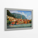 Pueblo De Como Personalizado (Ceniza) - Chris Vest | Cuadro decorativo de Canvas Lab
