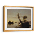 Escena de lago americano - Thomas Cole | Cuadro decorativo de Canvas Lab