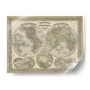 El Mundo En Hemisferios. - Mitchell | Cuadro decorativo de Canvas Lab