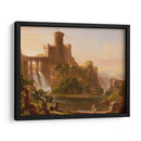 Ciudadela y cascada - Thomas Cole | Cuadro decorativo de Canvas Lab