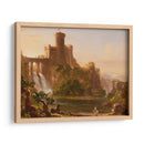 Ciudadela y cascada - Thomas Cole | Cuadro decorativo de Canvas Lab