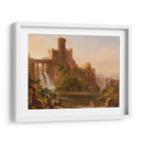 Ciudadela y cascada - Thomas Cole | Cuadro decorativo de Canvas Lab