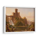 Ciudadela y cascada - Thomas Cole | Cuadro decorativo de Canvas Lab