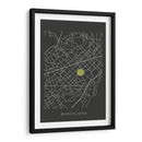 BCN map - Grau Project | Cuadro decorativo de Canvas Lab