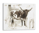 Estudio De Longhorn I - Ethan Harper | Cuadro decorativo de Canvas Lab