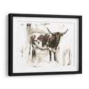 Estudio De Longhorn I - Ethan Harper | Cuadro decorativo de Canvas Lab