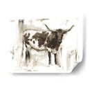 Estudio De Longhorn I - Ethan Harper | Cuadro decorativo de Canvas Lab