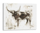 Estudio De Longhorn Ii - Ethan Harper | Cuadro decorativo de Canvas Lab