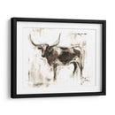 Estudio De Longhorn Ii - Ethan Harper | Cuadro decorativo de Canvas Lab