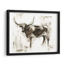 Estudio De Longhorn Ii - Ethan Harper | Cuadro decorativo de Canvas Lab