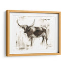 Estudio De Longhorn Ii - Ethan Harper | Cuadro decorativo de Canvas Lab