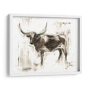 Estudio De Longhorn Ii - Ethan Harper | Cuadro decorativo de Canvas Lab