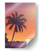 Beach and sunset - Grau Project | Cuadro decorativo de Canvas Lab