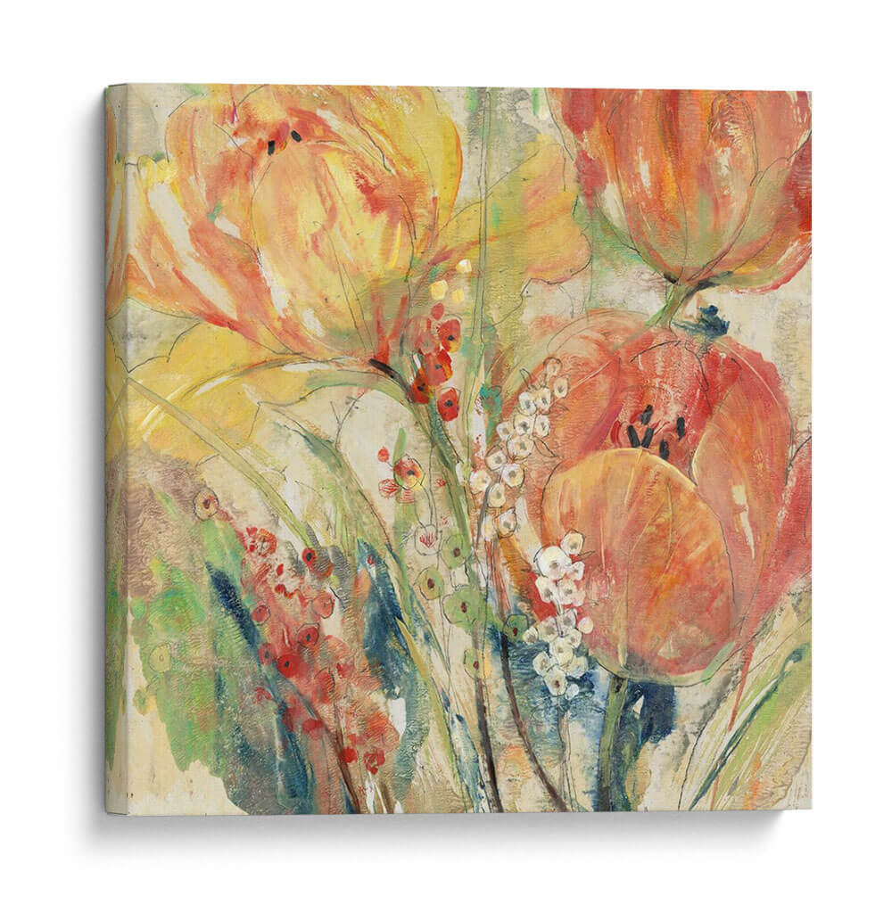 Arreglo De Tulipán De Primavera I - Tim OToole | Cuadro decorativo de Canvas Lab