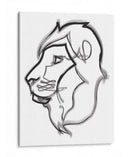 Boris the lion - Grau Project | Cuadro decorativo de Canvas Lab