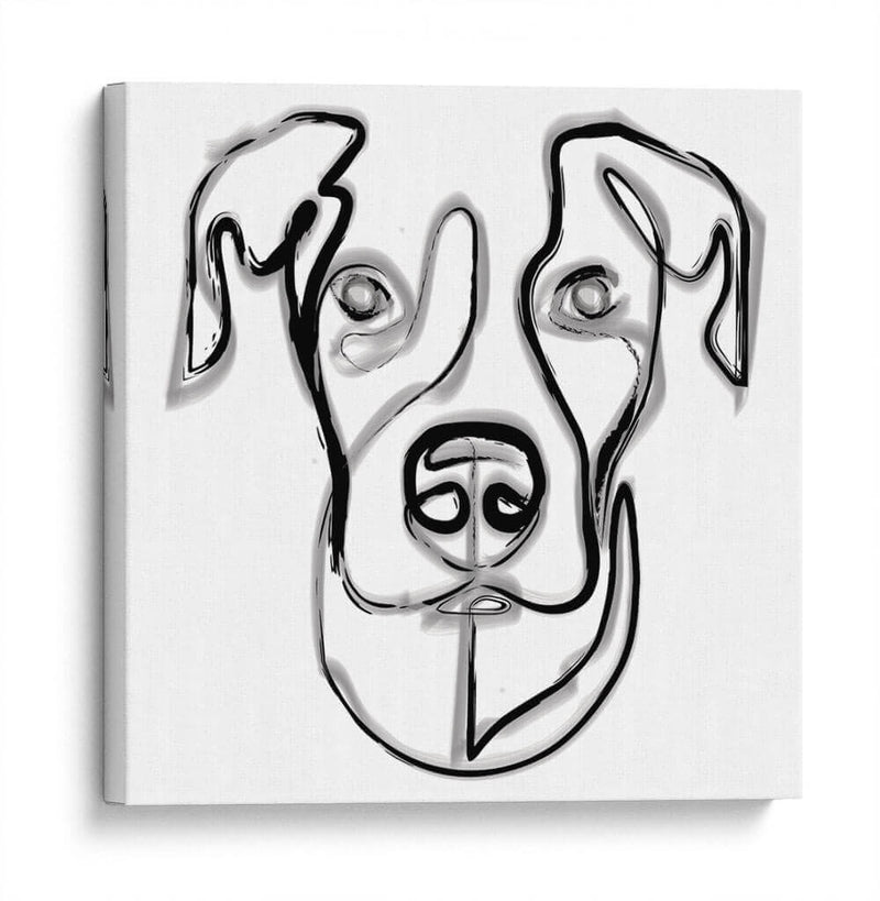 Bucky the dog - Grau Project | Cuadro decorativo de Canvas Lab