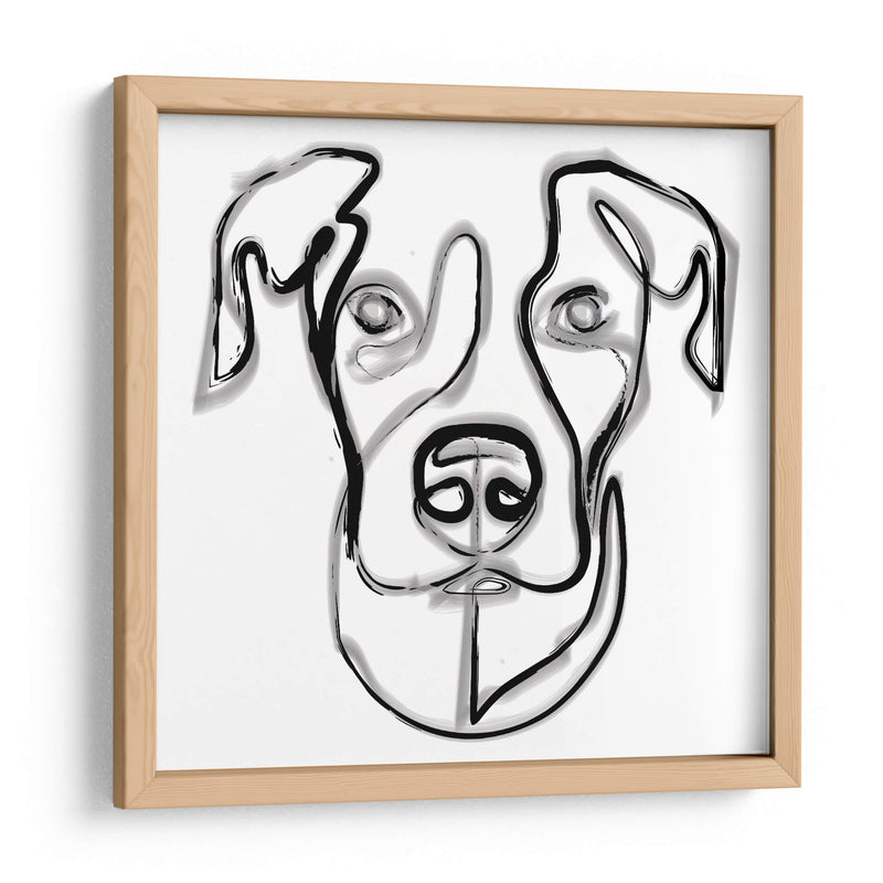 Bucky the dog - Grau Project | Cuadro decorativo de Canvas Lab