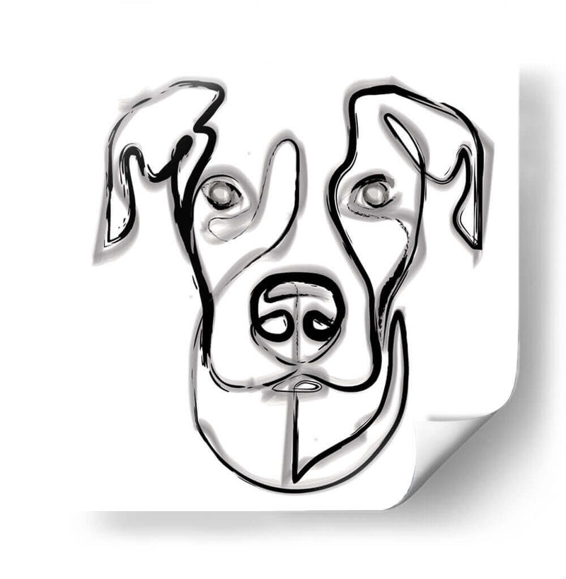Bucky the dog - Grau Project | Cuadro decorativo de Canvas Lab