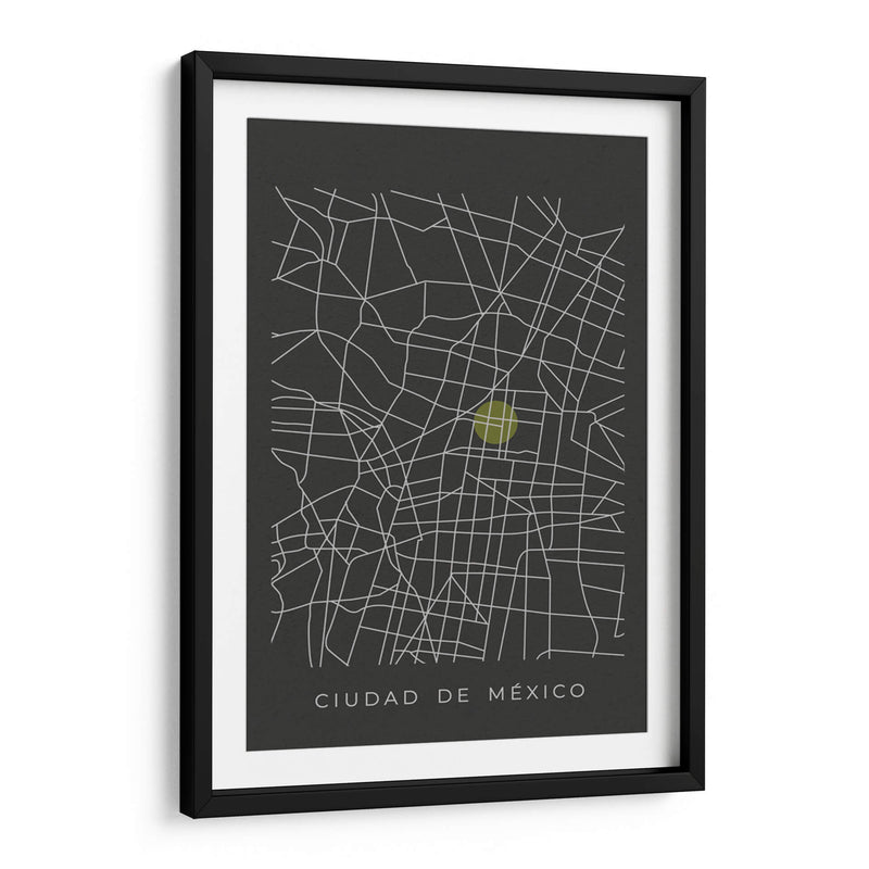 CDMX map - Grau Project | Cuadro decorativo de Canvas Lab