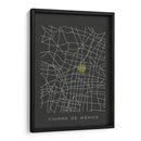 CDMX map - Grau Project | Cuadro decorativo de Canvas Lab