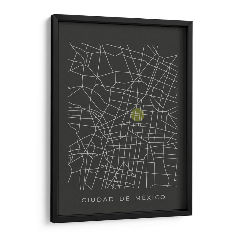 CDMX map - Grau Project | Cuadro decorativo de Canvas Lab