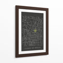 CDMX map - Grau Project | Cuadro decorativo de Canvas Lab