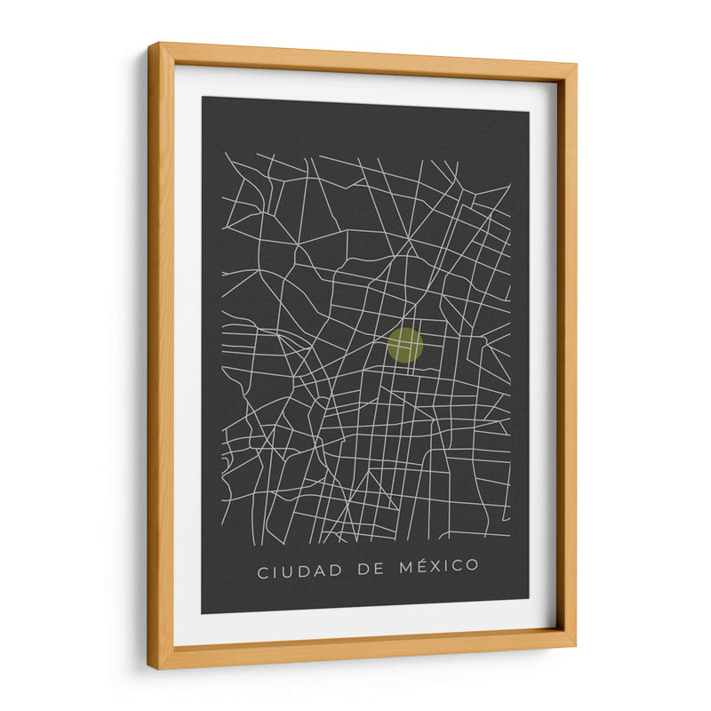 CDMX map - Grau Project | Cuadro decorativo de Canvas Lab