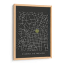 CDMX map - Grau Project | Cuadro decorativo de Canvas Lab
