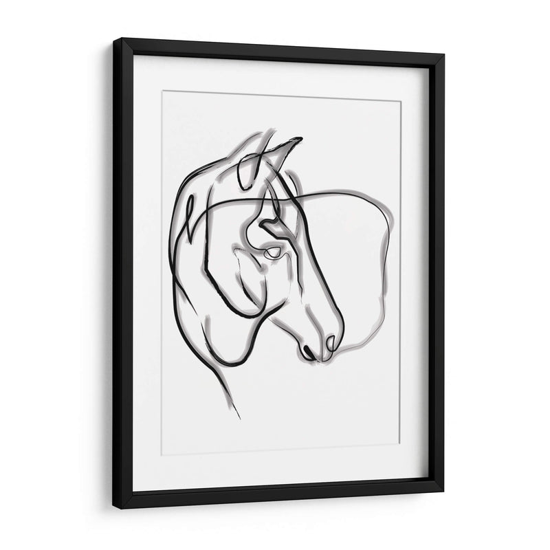 Charlie the horse - Grau Project | Cuadro decorativo de Canvas Lab