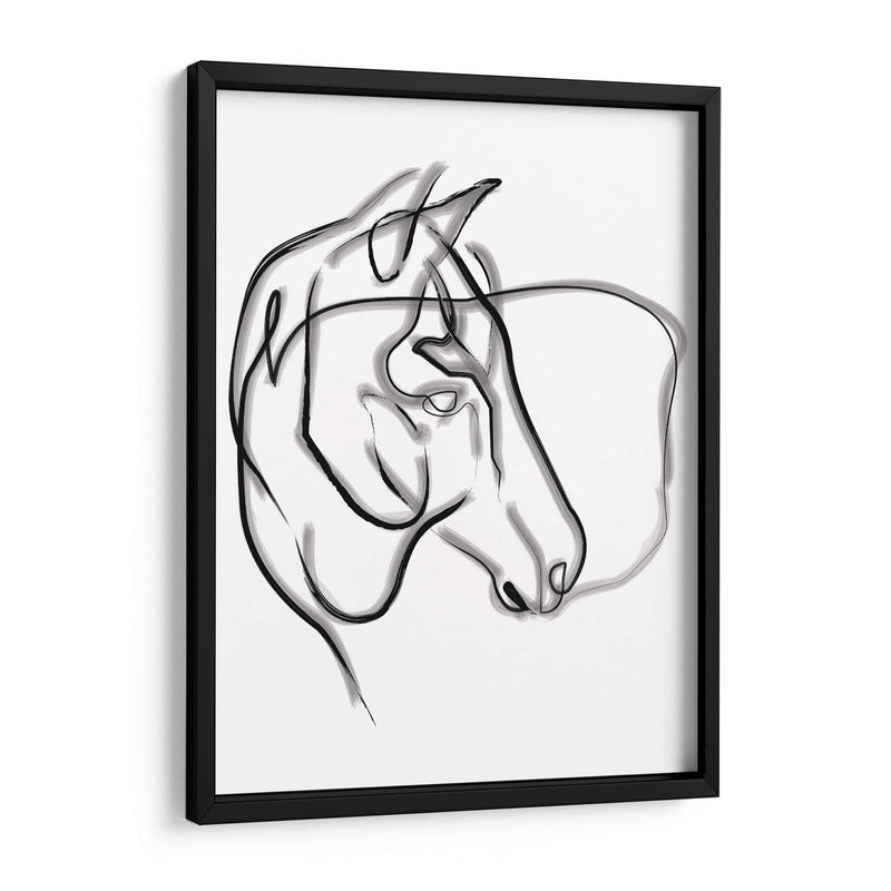 Charlie the horse - Grau Project | Cuadro decorativo de Canvas Lab