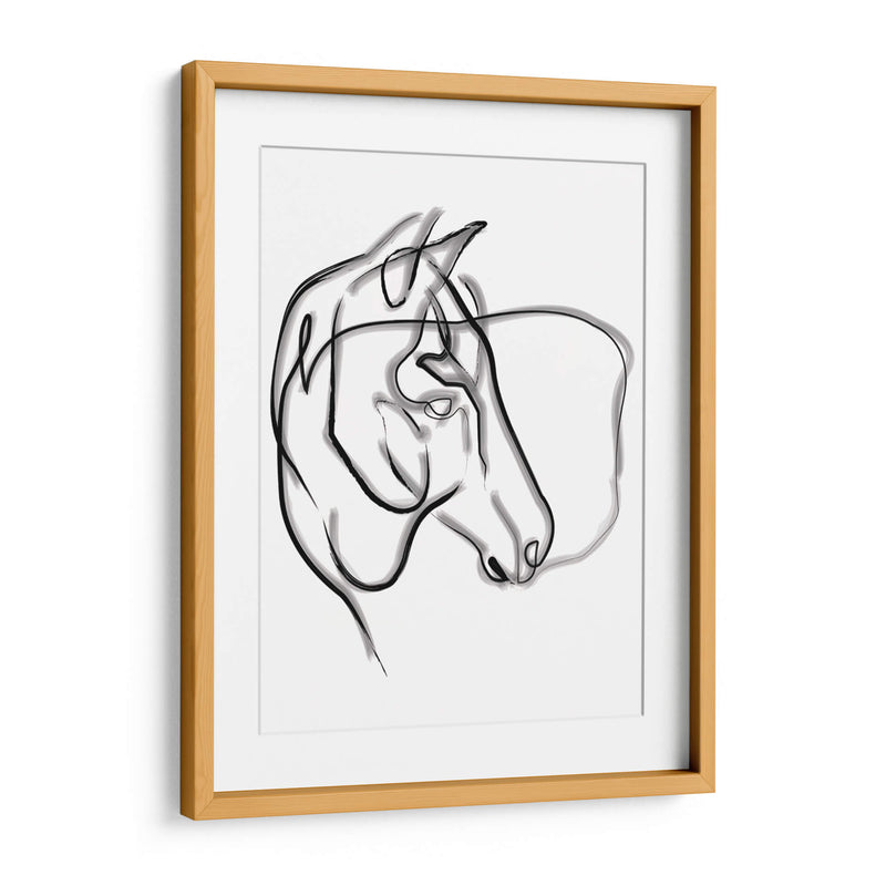 Charlie the horse - Grau Project | Cuadro decorativo de Canvas Lab