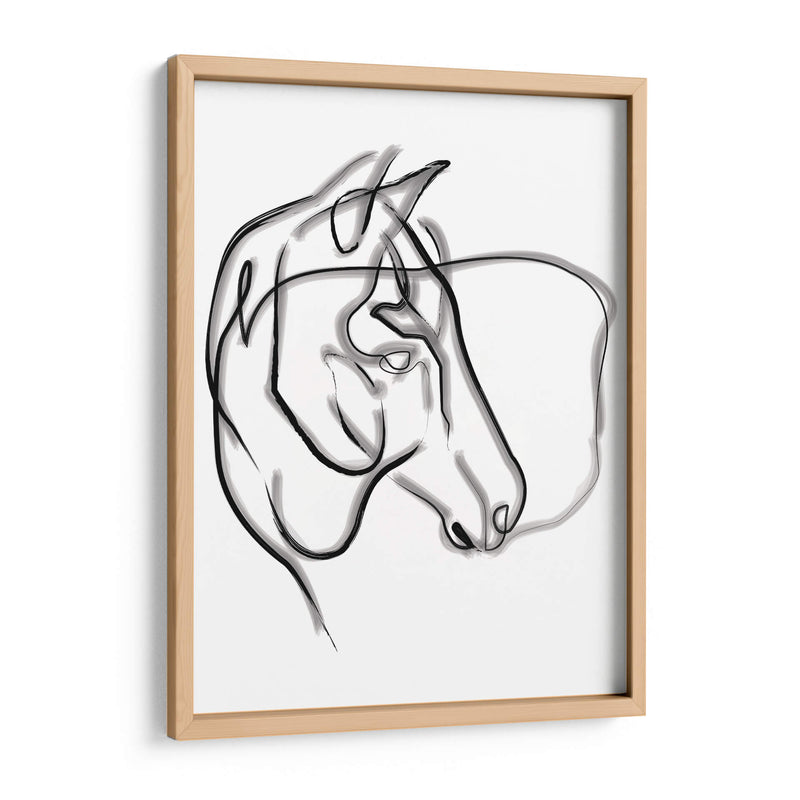 Charlie the horse - Grau Project | Cuadro decorativo de Canvas Lab