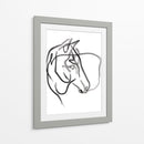 Charlie the horse - Grau Project | Cuadro decorativo de Canvas Lab