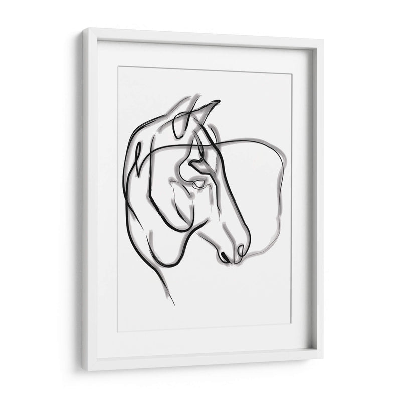 Charlie the horse - Grau Project | Cuadro decorativo de Canvas Lab