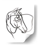 Charlie the horse - Grau Project | Cuadro decorativo de Canvas Lab