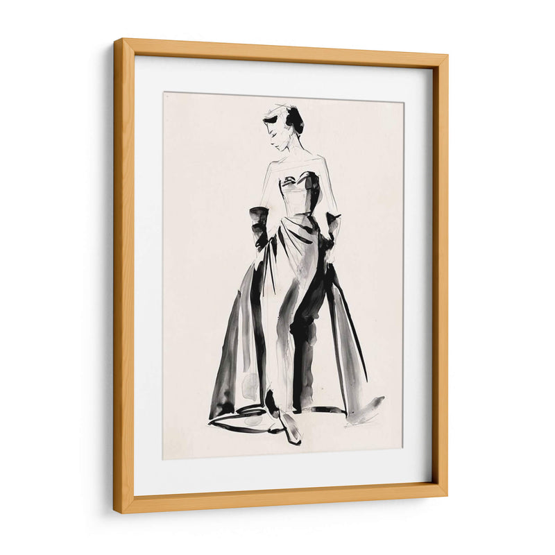 Bosquejo De Traje Vintage I - Jennifer Paxton Parker | Cuadro decorativo de Canvas Lab