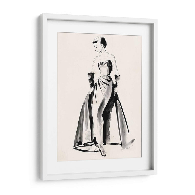 Bosquejo De Traje Vintage I - Jennifer Paxton Parker | Cuadro decorativo de Canvas Lab