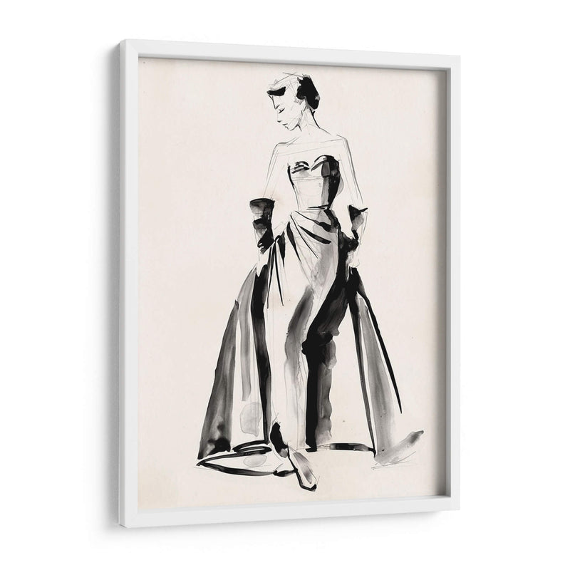 Bosquejo De Traje Vintage I - Jennifer Paxton Parker | Cuadro decorativo de Canvas Lab