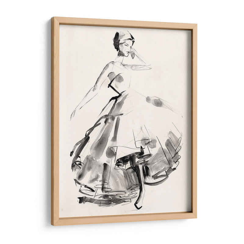 Bosquejo De Traje Vintage Ii - Jennifer Paxton Parker | Cuadro decorativo de Canvas Lab