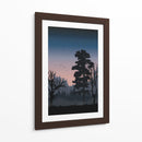 Forest at night - Grau Project | Cuadro decorativo de Canvas Lab