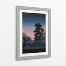 Forest at night - Grau Project | Cuadro decorativo de Canvas Lab