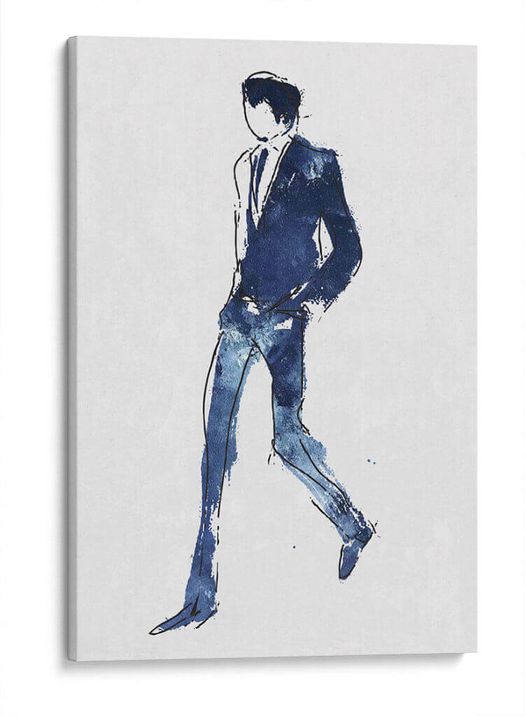Melancholic man - Grau Project | Cuadro decorativo de Canvas Lab