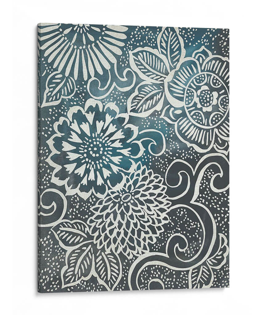 Batik Ii Floral - Chariklia Zarris | Cuadro decorativo de Canvas Lab