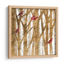 Pájaro Rojo De Navidad I - Studio W | Cuadro decorativo de Canvas Lab